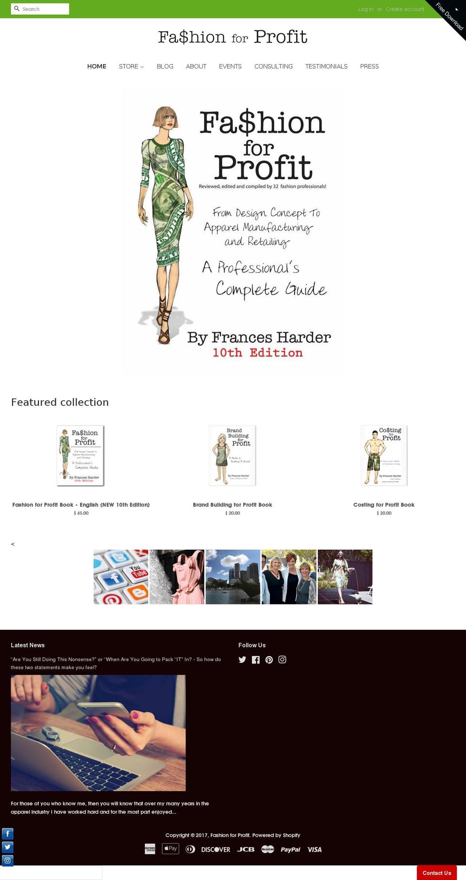 merchendisingforprofit.com shopify website screenshot