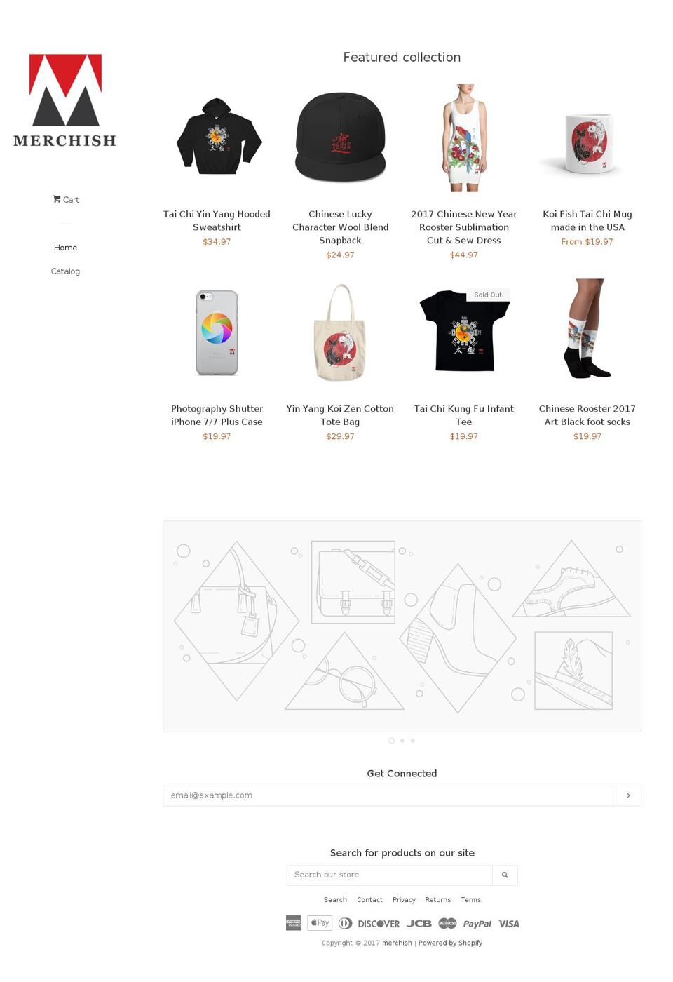 merchish.com shopify website screenshot