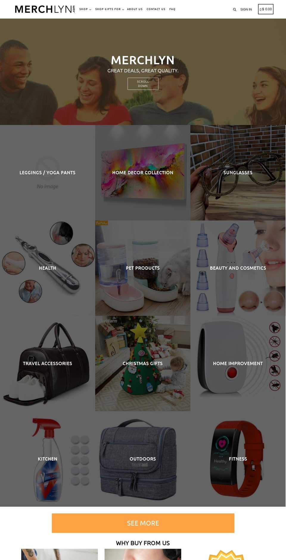 merchlyn.com — Shopify storefront screenshot
