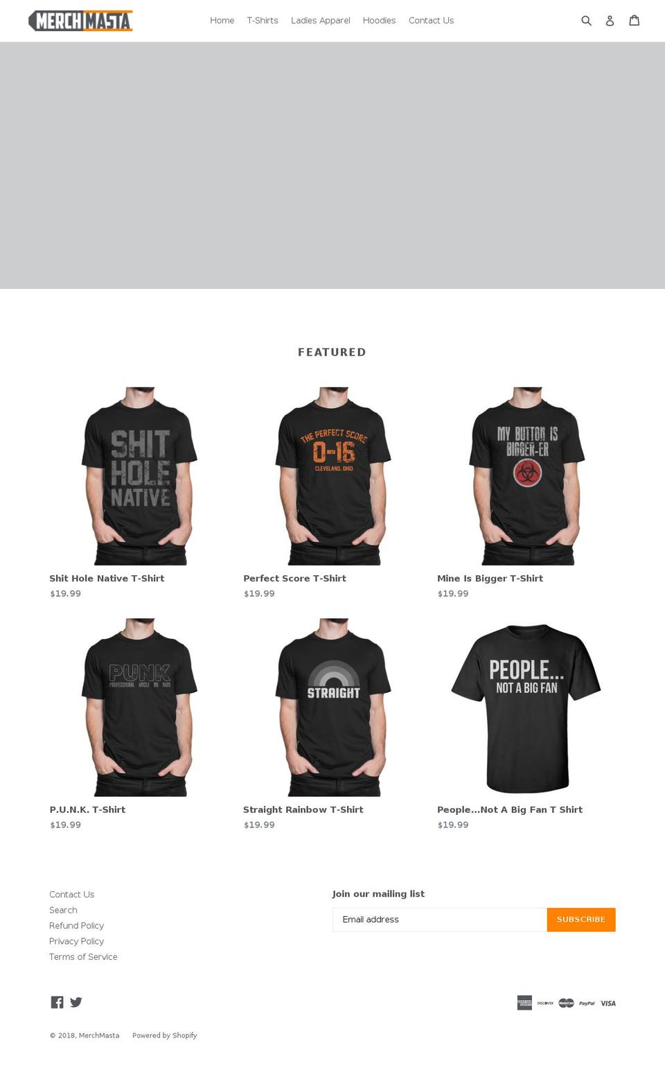 merchmasta.com — Shopify storefront screenshot