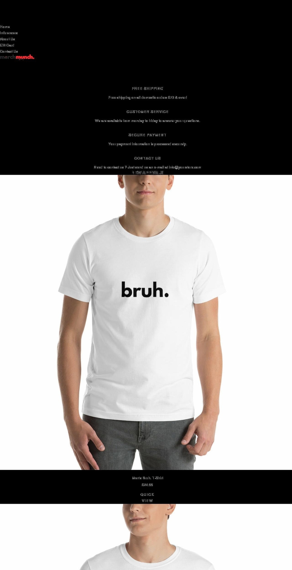 merchmunch.com shopify website screenshot