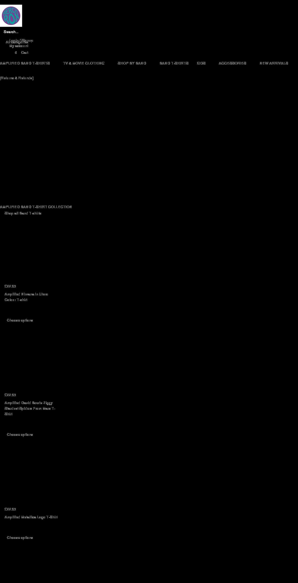 merchrocks.co.uk shopify website screenshot