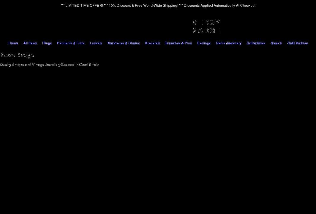 mercymadge.com shopify website screenshot