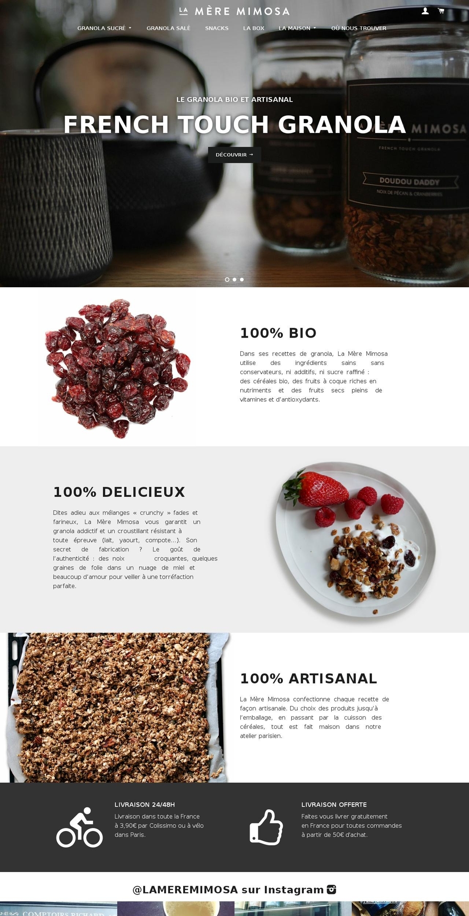meremimosa.com — Shopify storefront screenshot
