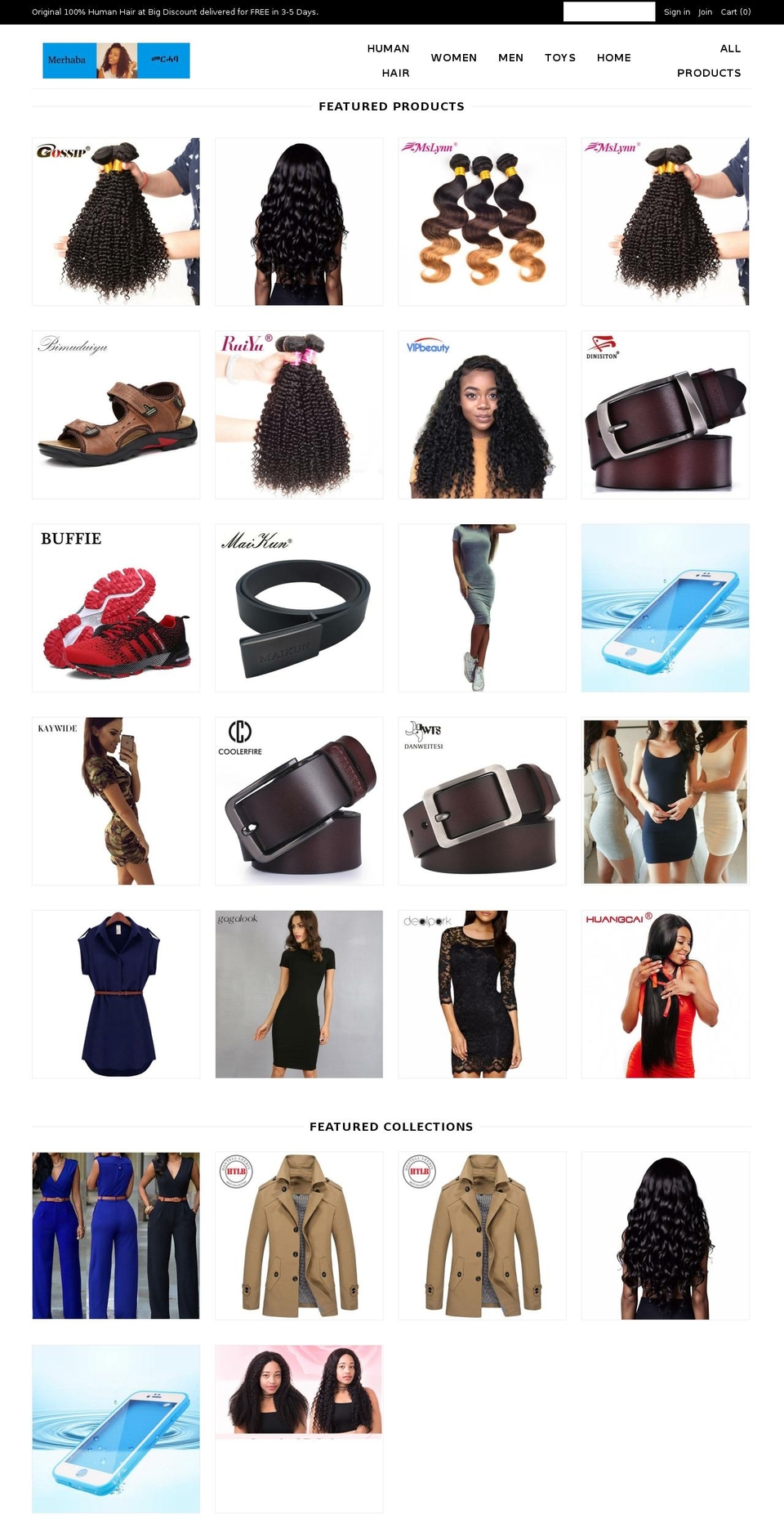 merhaba-nber.com shopify website screenshot