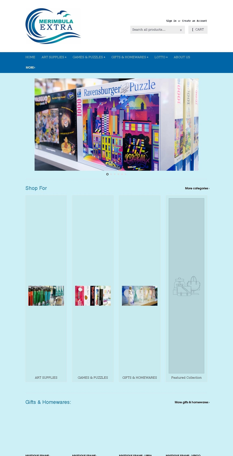 merimbulaextra.com.au shopify website screenshot