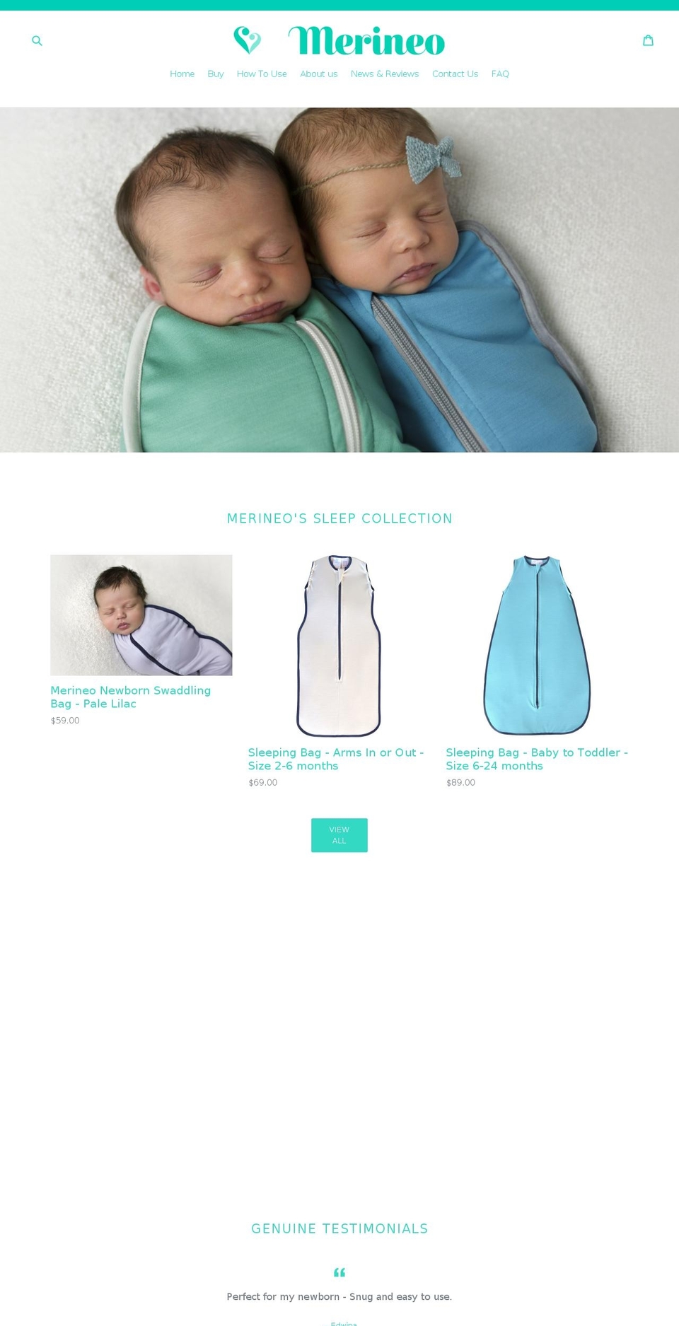 merineo.org shopify website screenshot