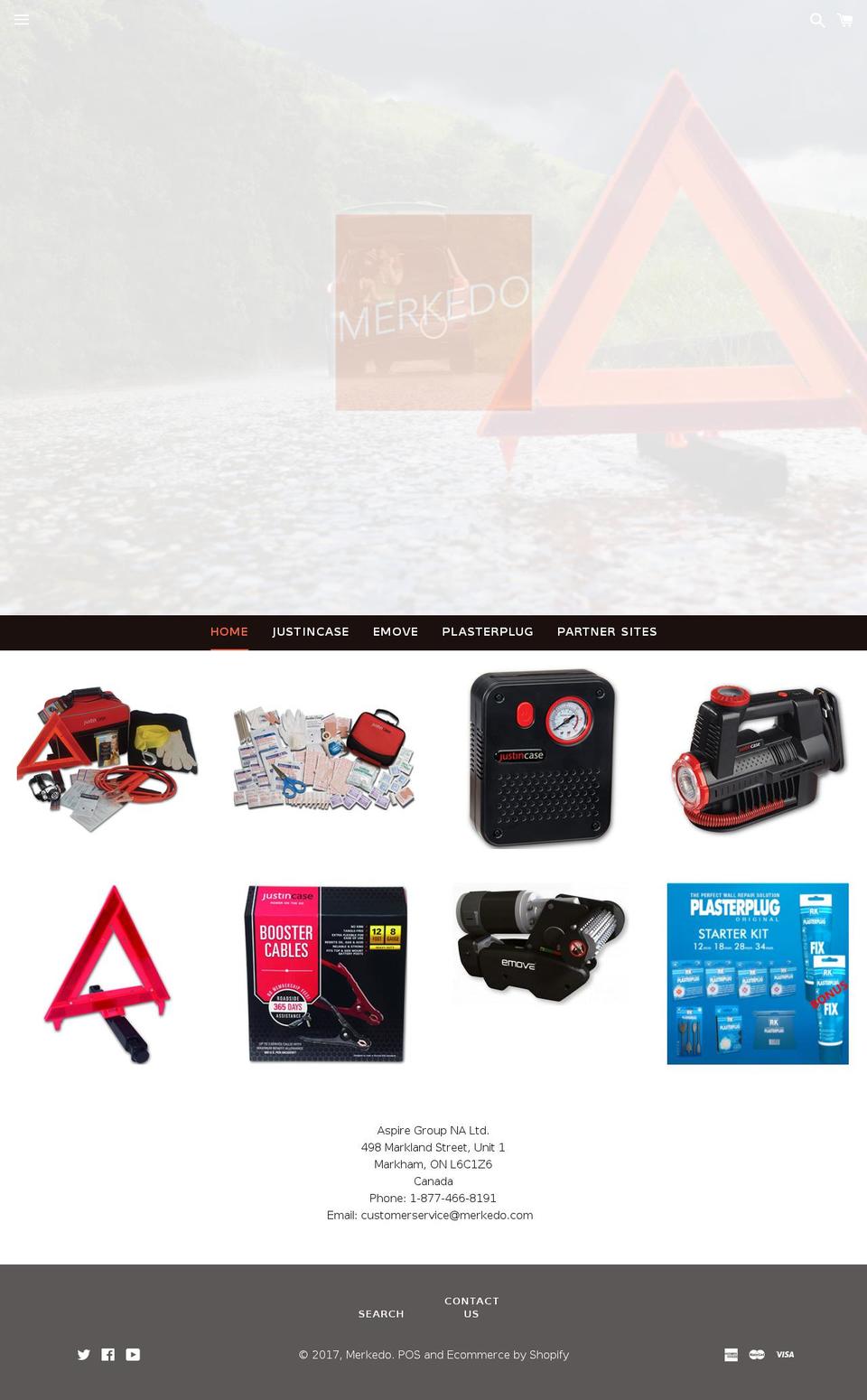 merkedo.com shopify website screenshot