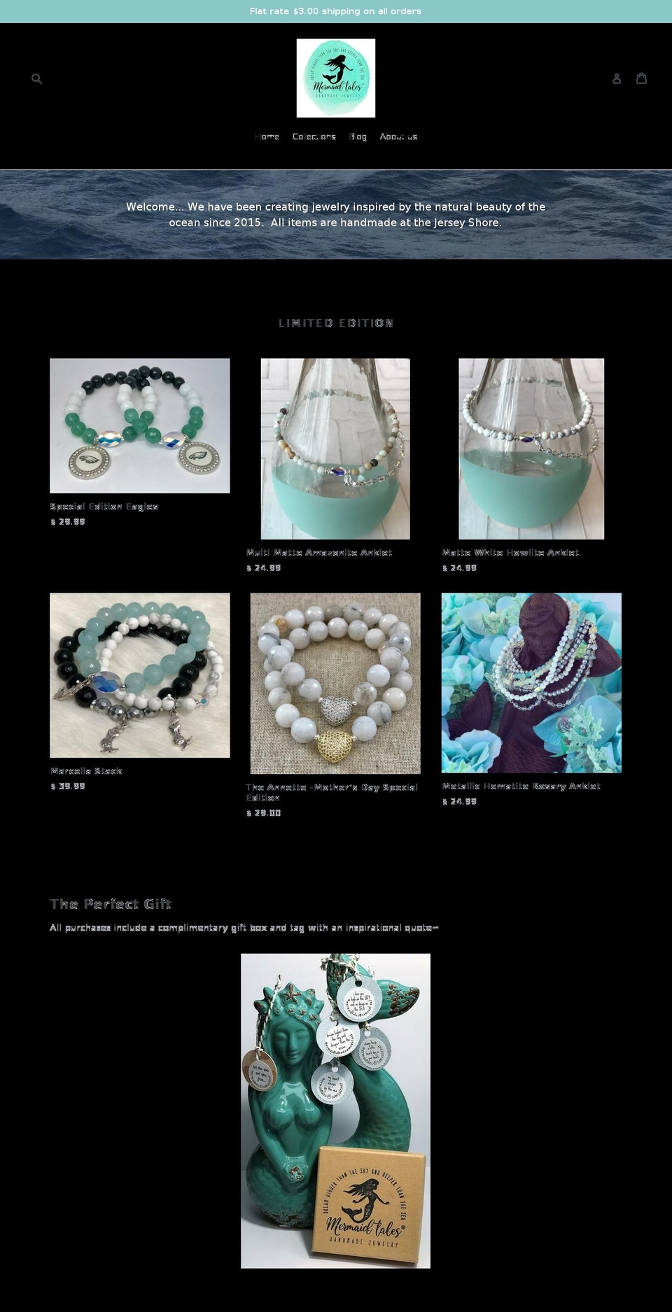 mermaidtalesjewelry.com — Shopify storefront screenshot