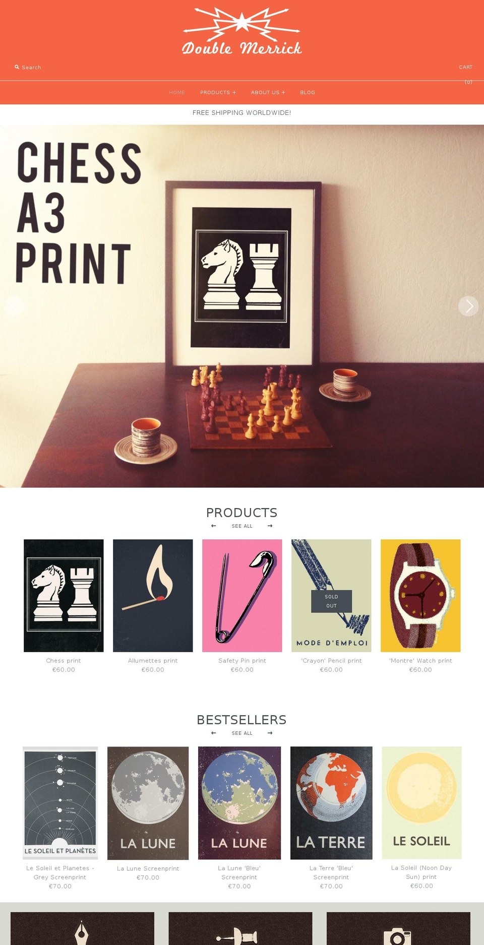merrickangle.com shopify website screenshot
