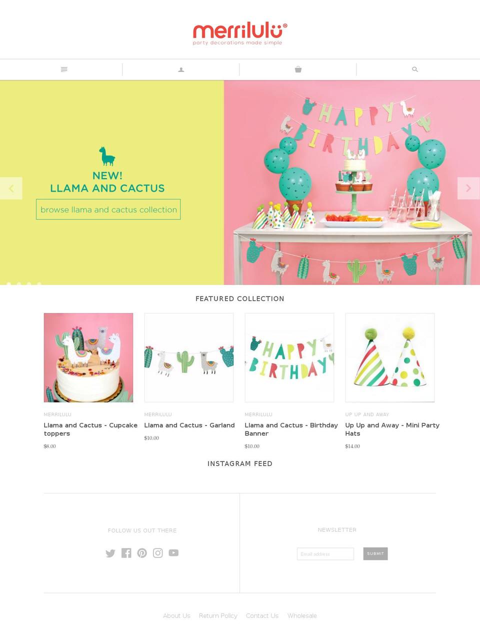 merrilulu.com shopify website screenshot
