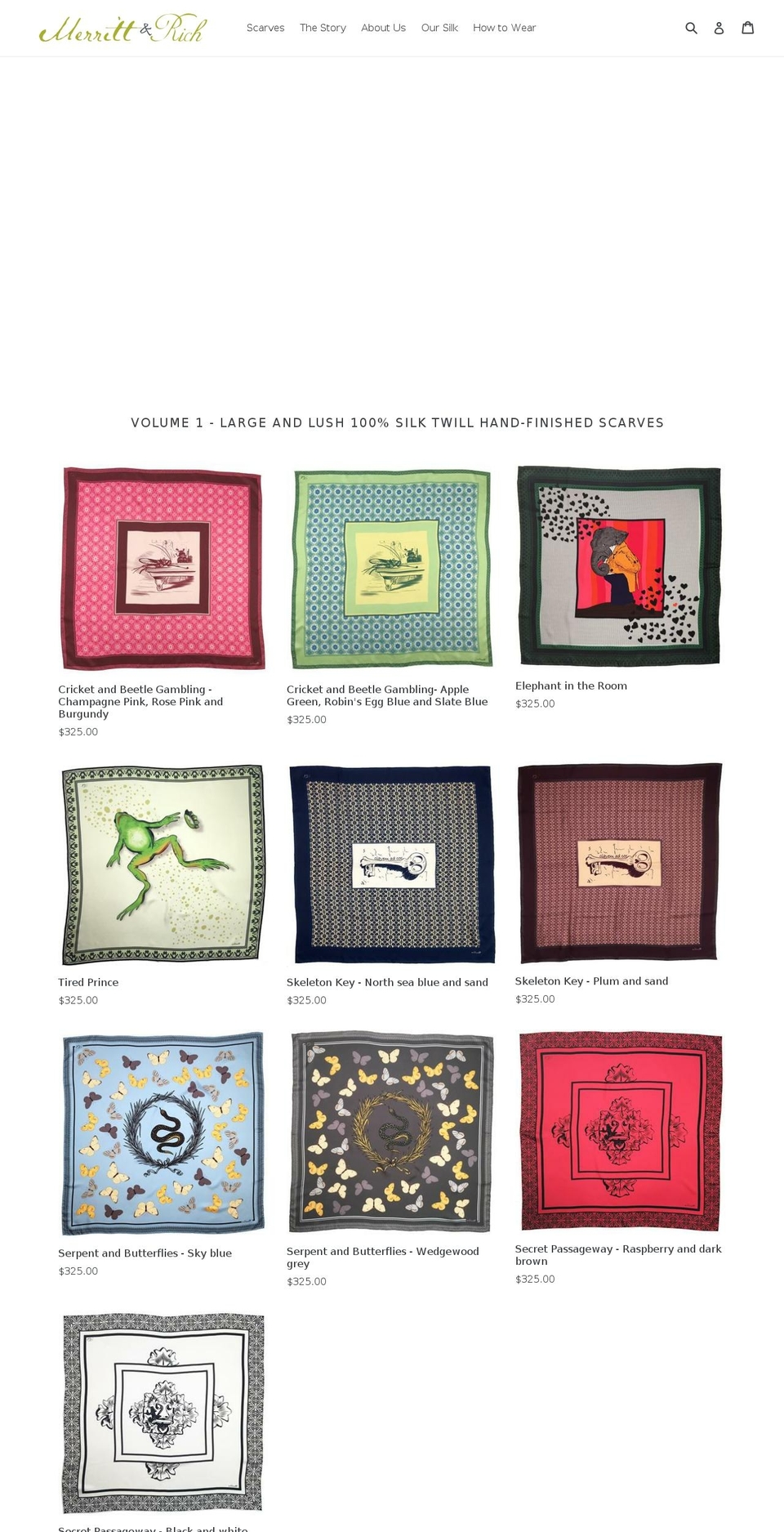 merritt-rich.com shopify website screenshot