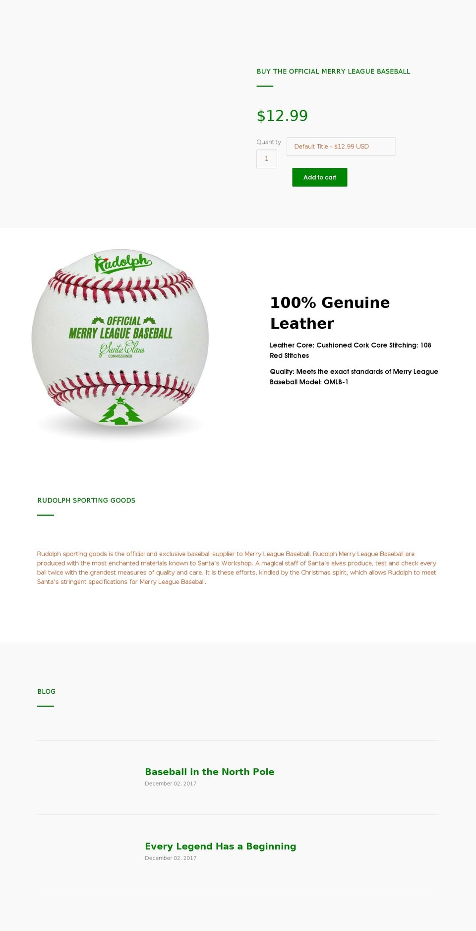 merryleaguebaseball.com shopify website screenshot