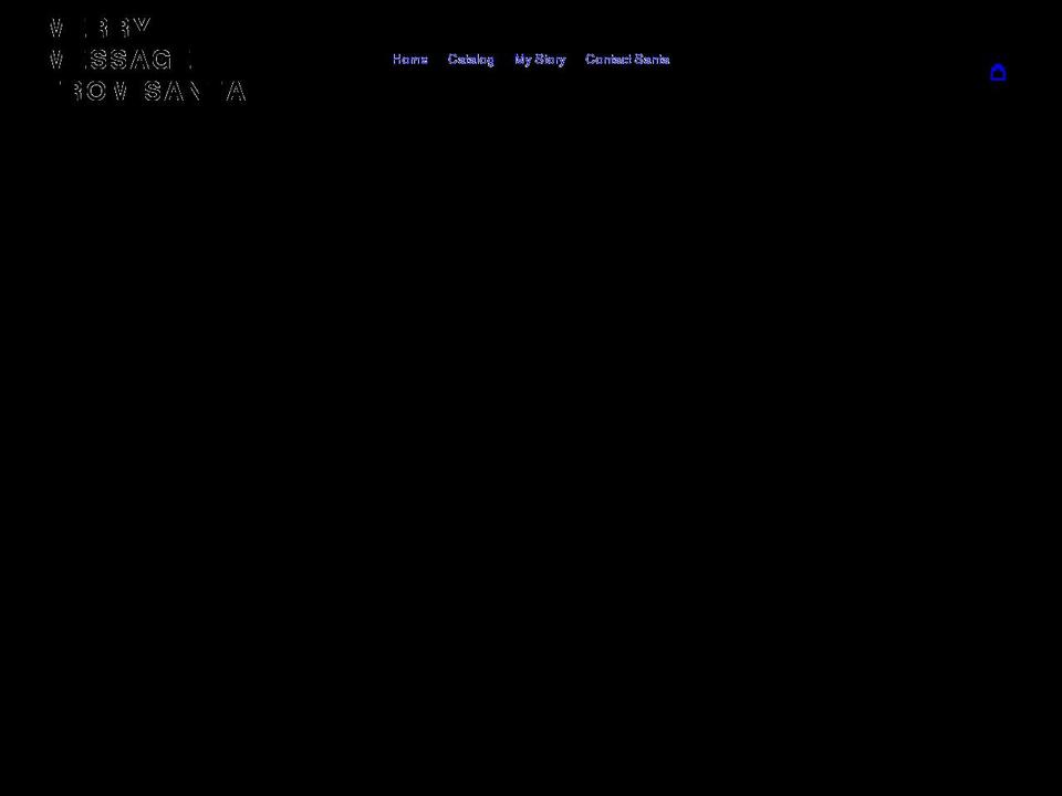 merrymessagefromsanta.com shopify website screenshot