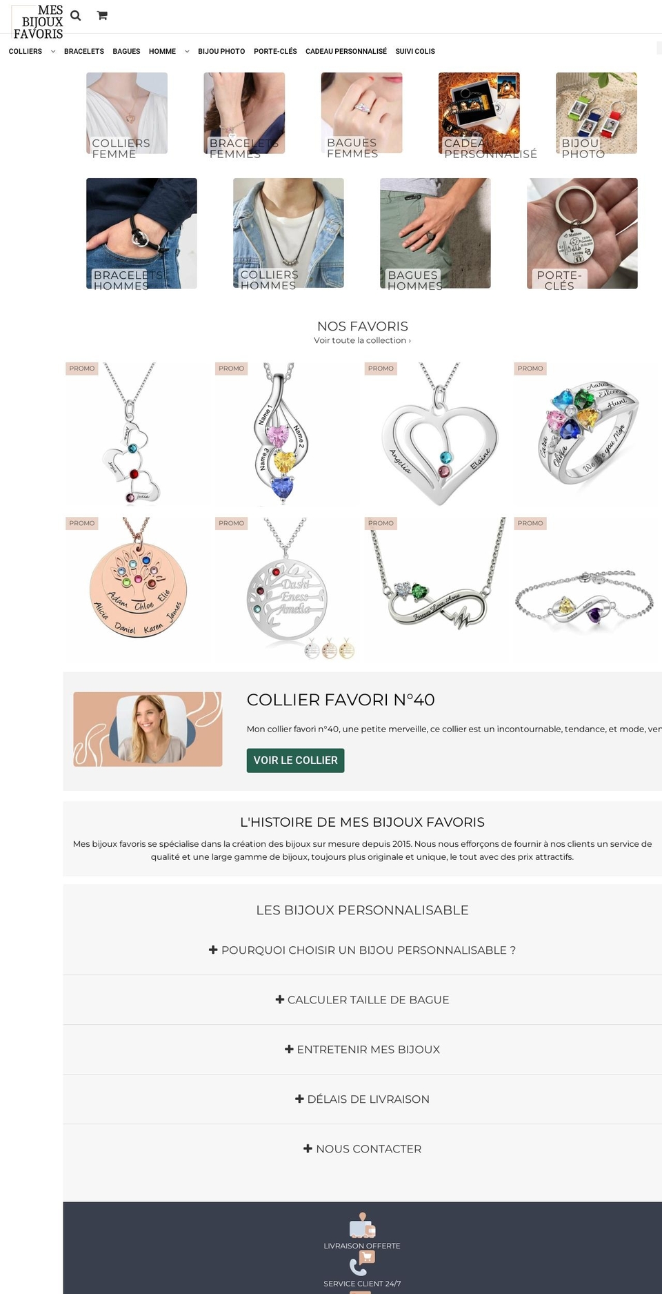 mes-bijouxfavoris.com shopify website screenshot