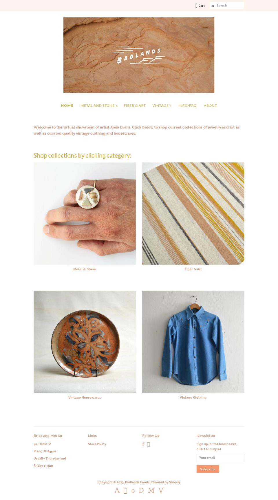 mesa-made.com — Shopify storefront screenshot