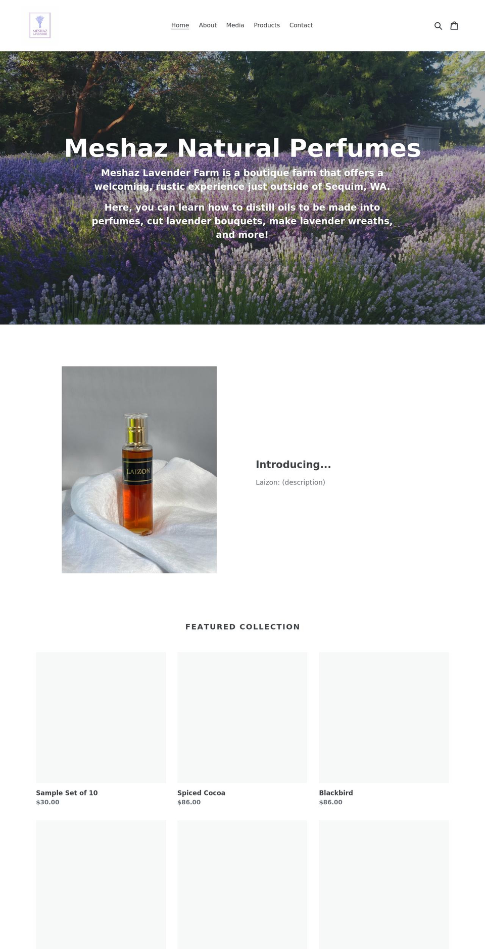 meshaz.com shopify website screenshot