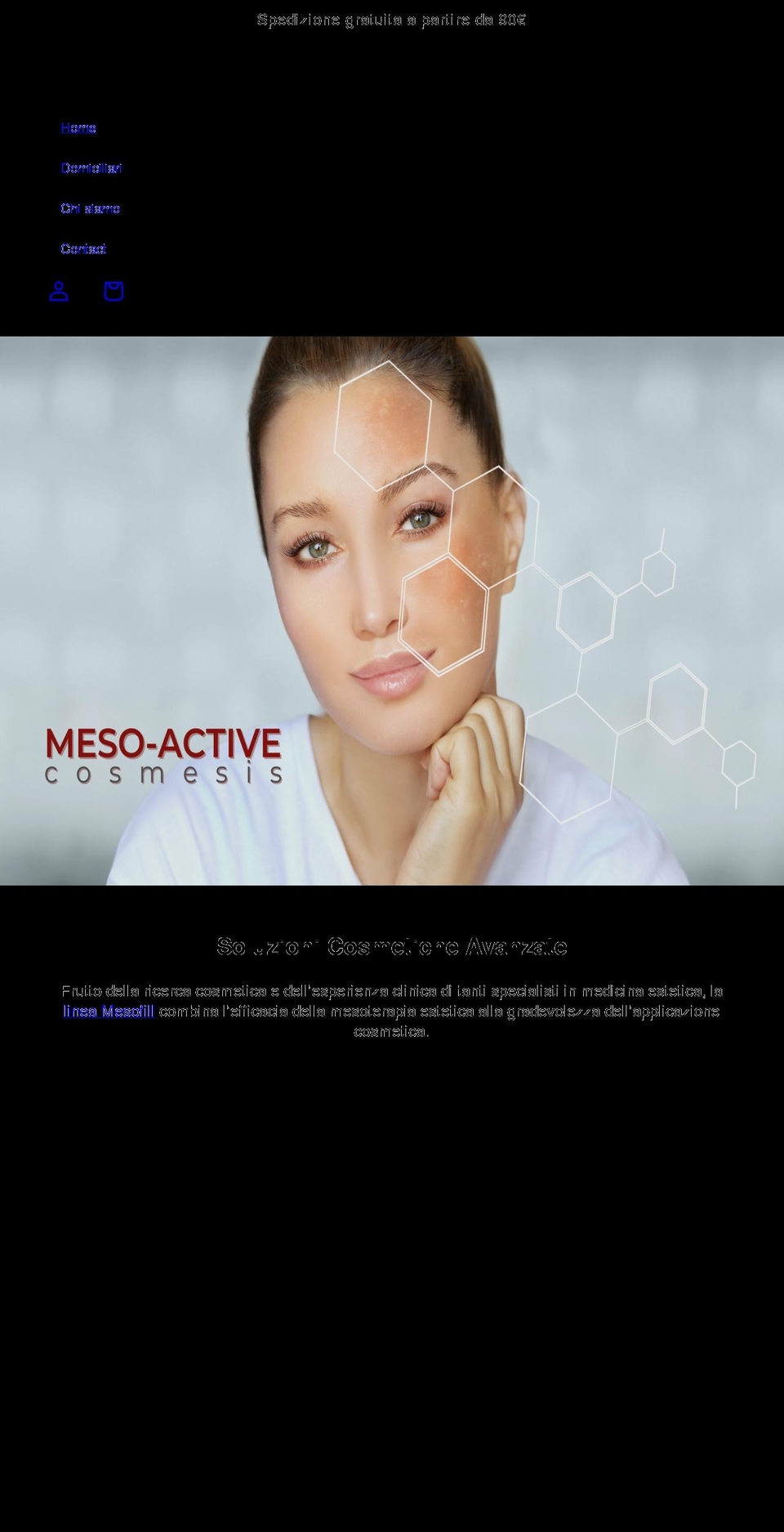 mesofill.com shopify website screenshot