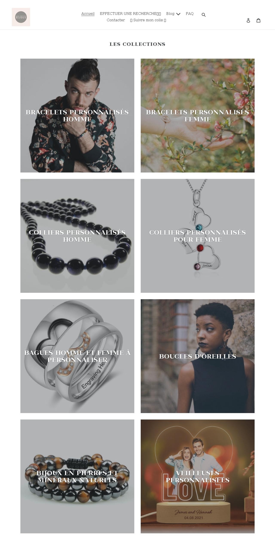 mespetitsbijoux.com shopify website screenshot