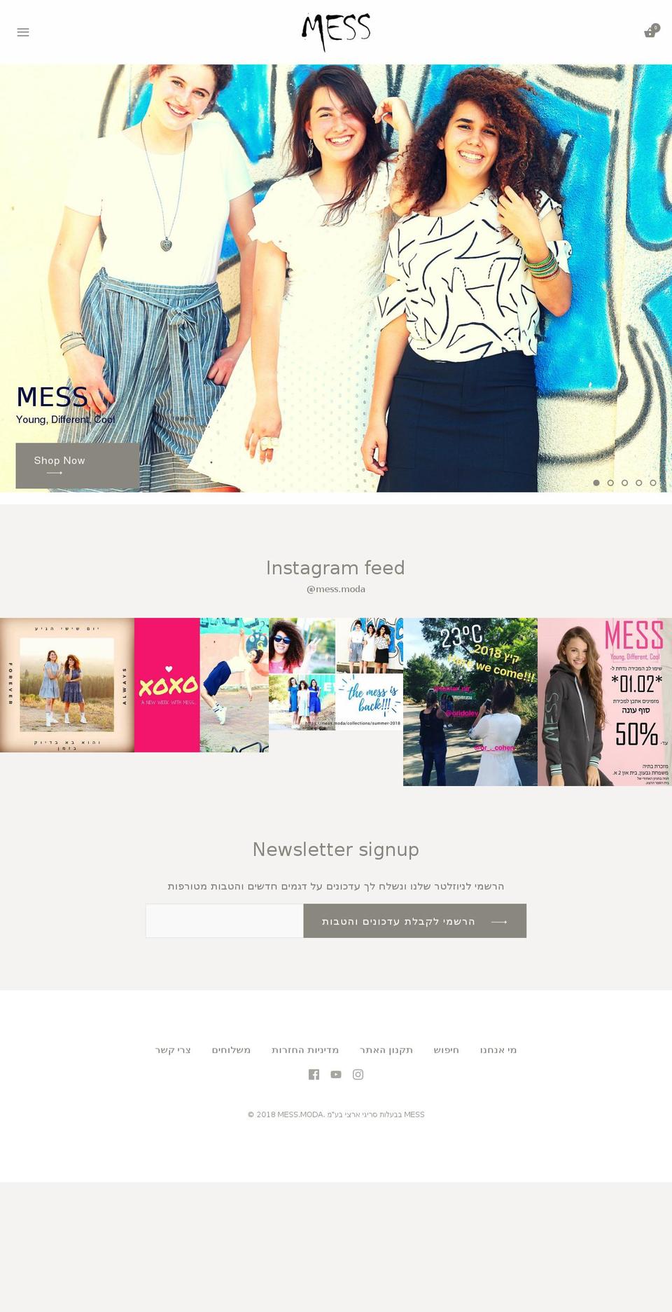 mess.moda shopify website screenshot