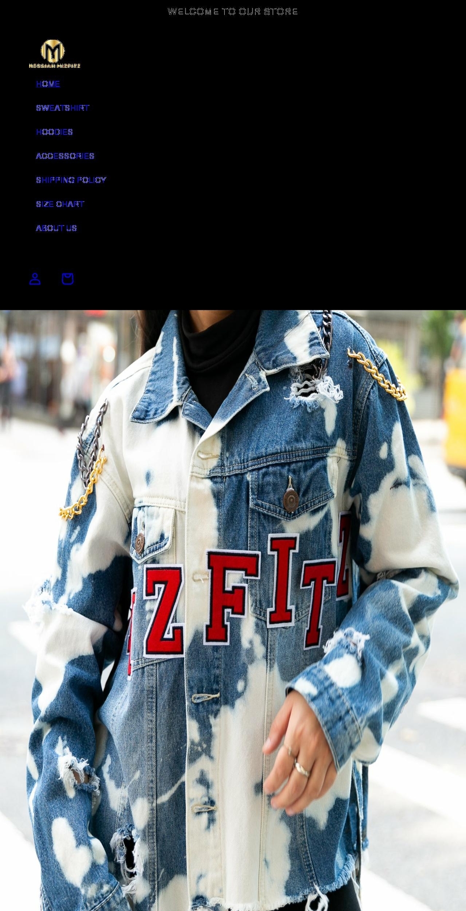 messiahmizfitz.com shopify website screenshot