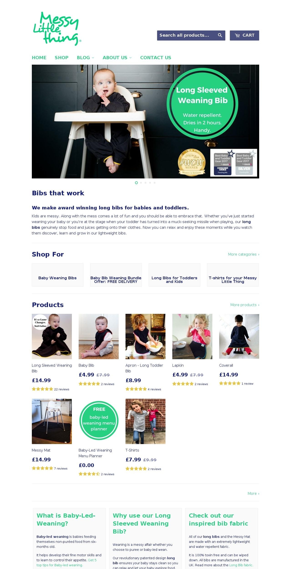 CustomisedTheme Shopify theme site example messylittlethings.com