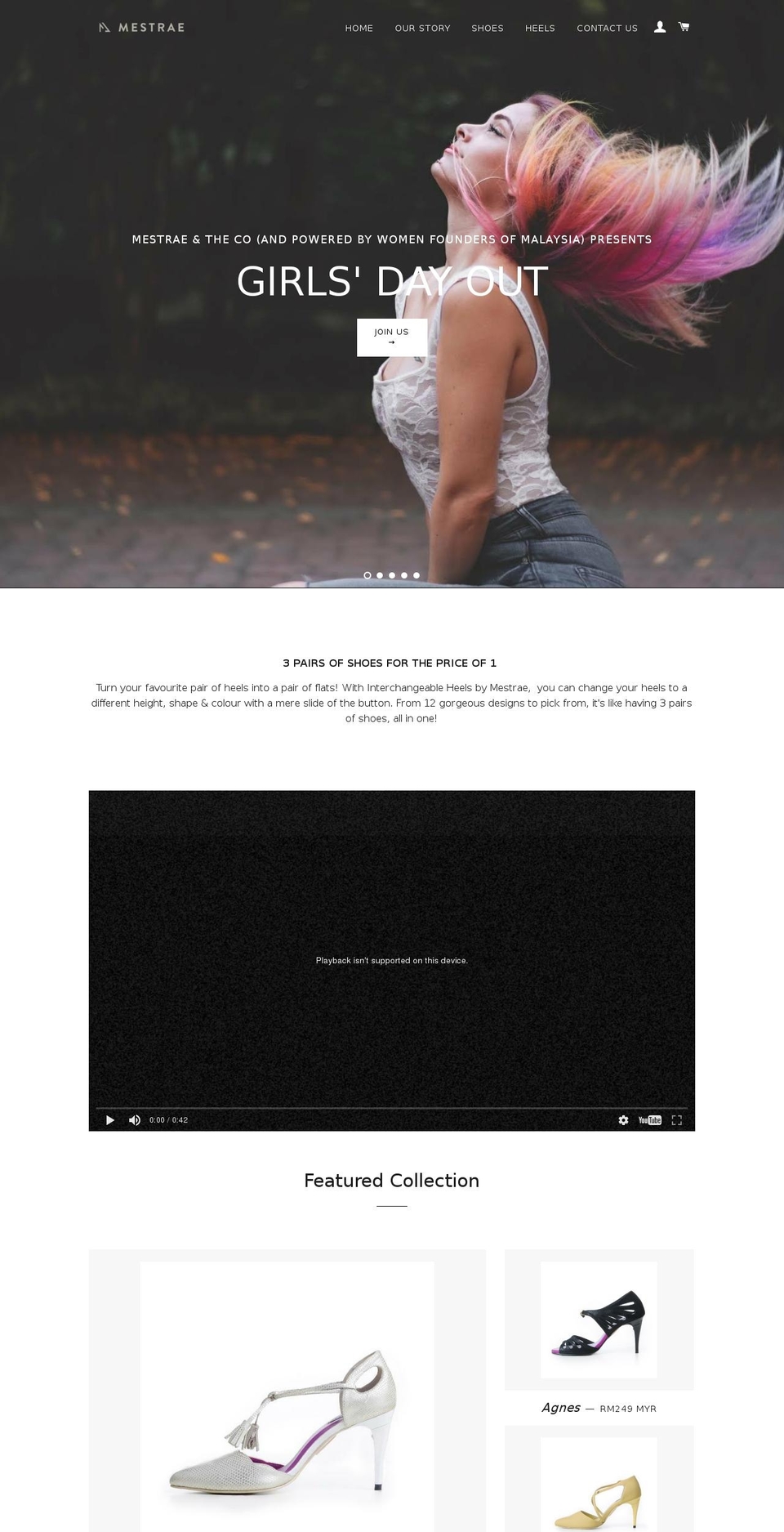 mestrae.com shopify website screenshot