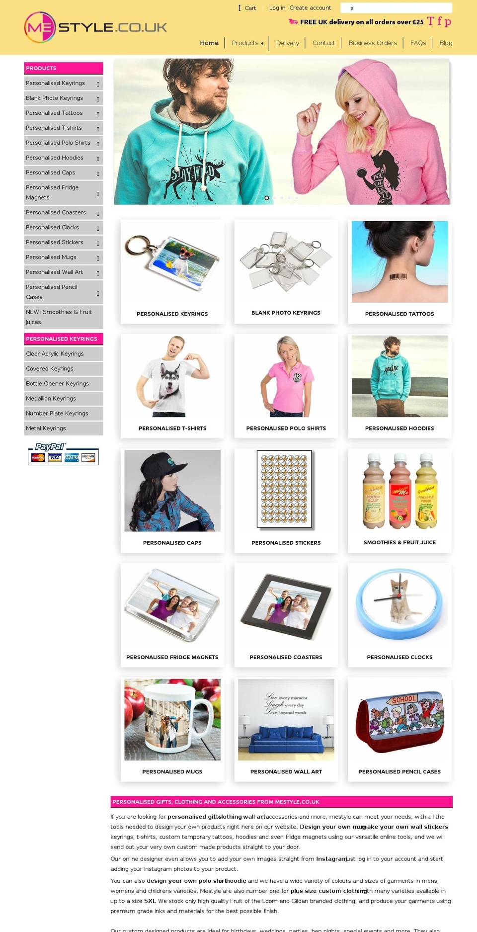 mestyle.co.uk shopify website screenshot