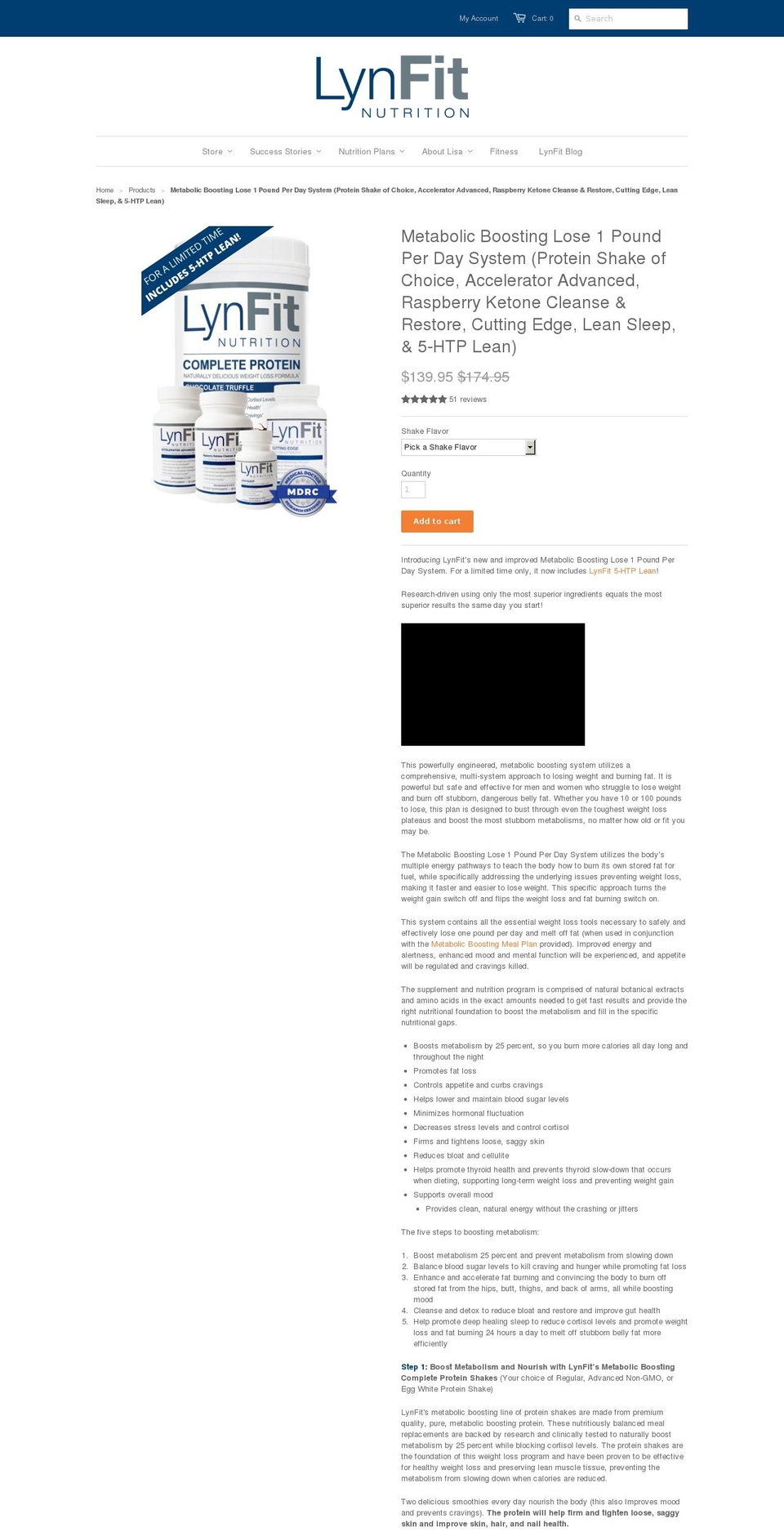 metabolicboostingweightloss.com — Shopify storefront screenshot