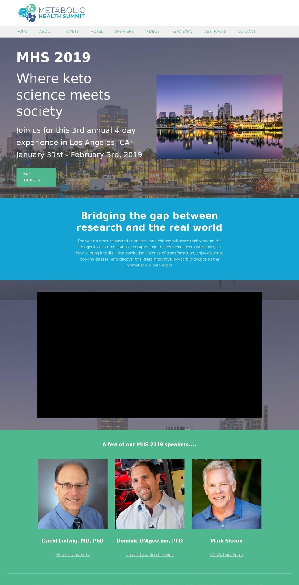 metabolictherapeuticsconference.com shopify website screenshot