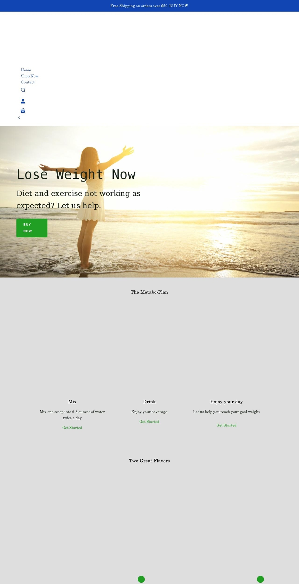 metabosol.com shopify website screenshot