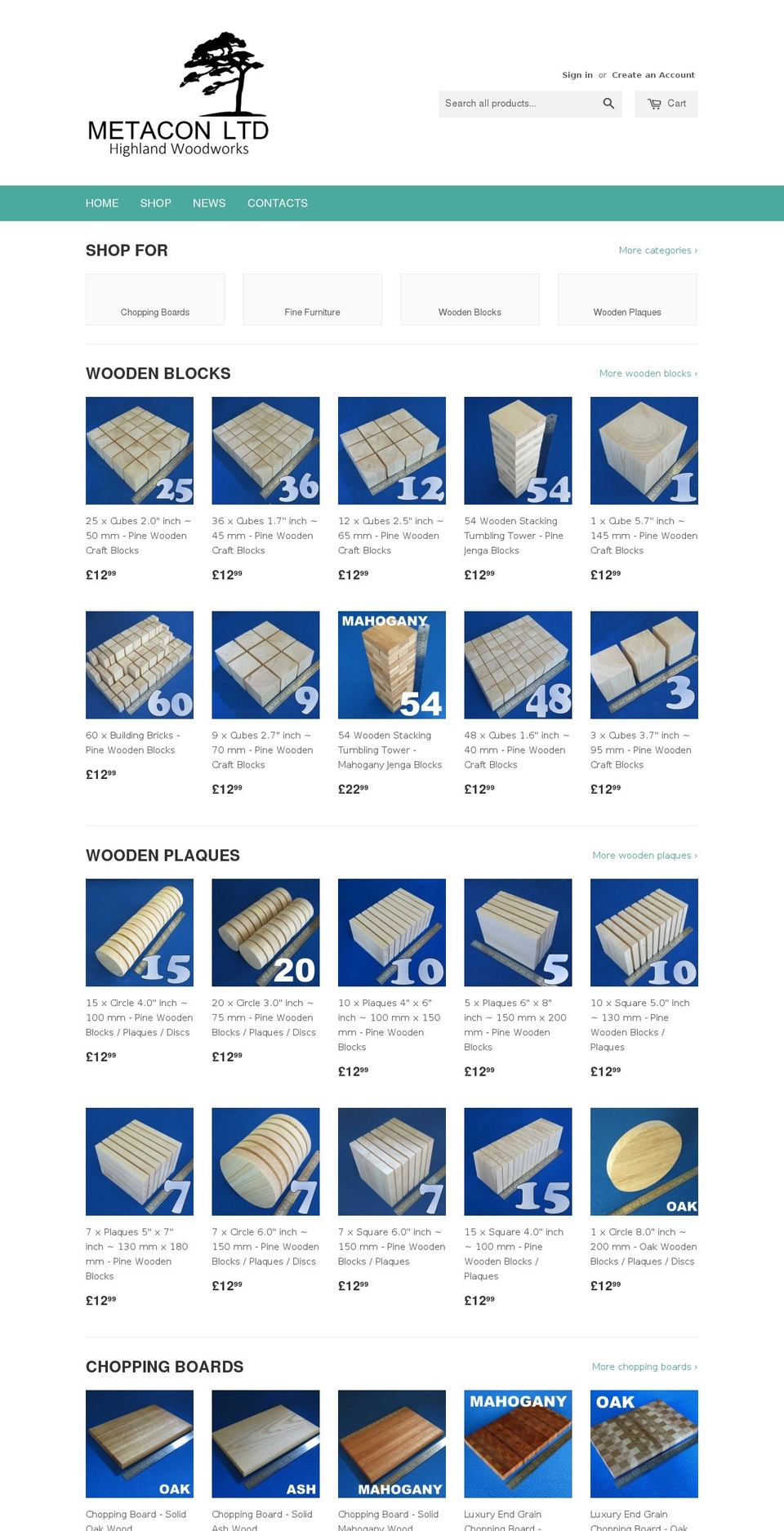 metacon-ltd.com shopify website screenshot
