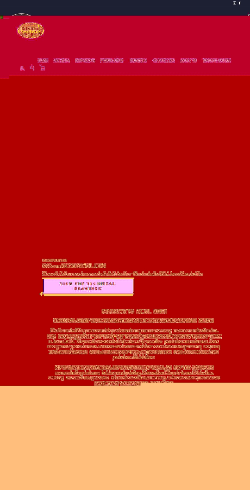 metal-guru.com shopify website screenshot