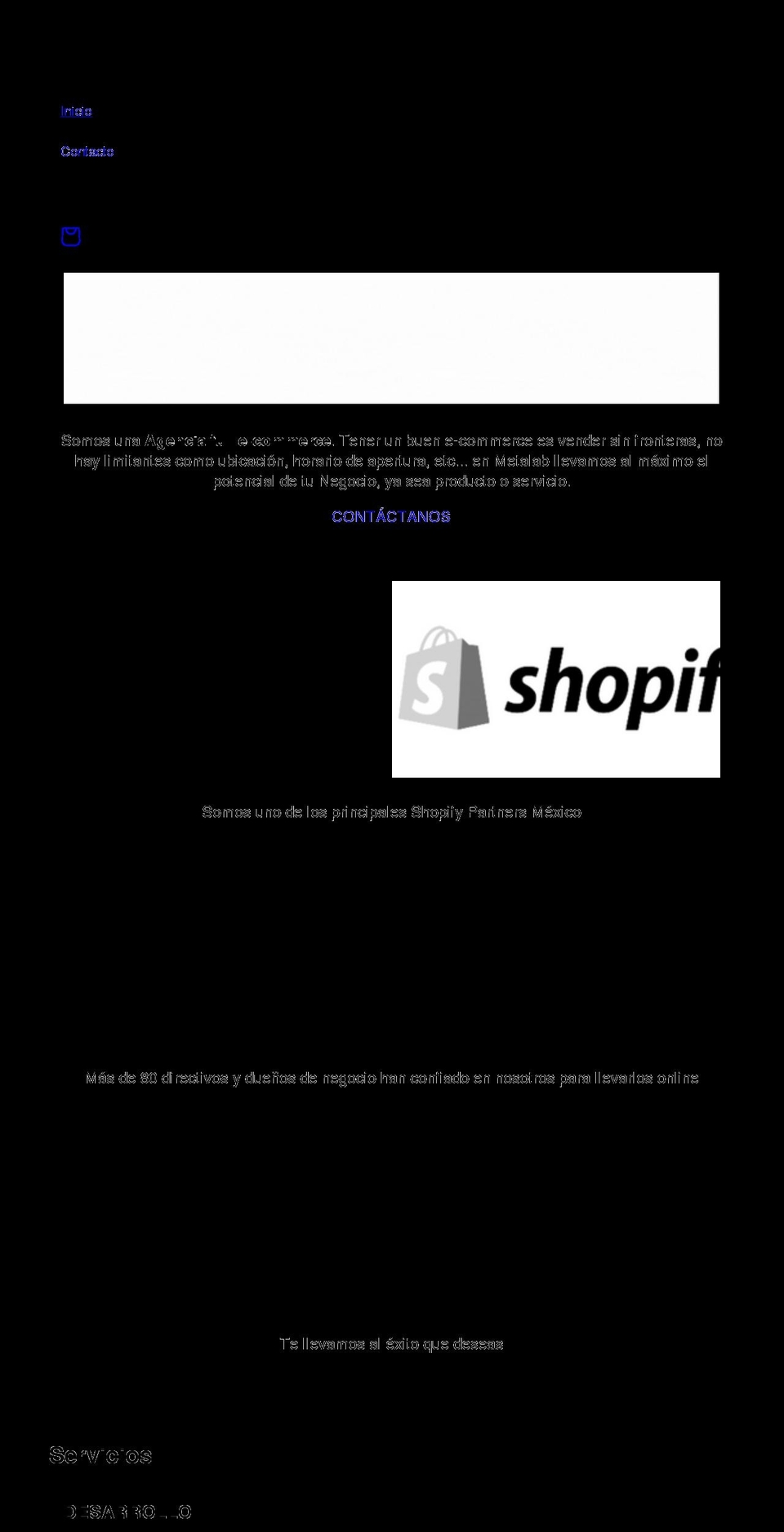 metalab.com.mx shopify website screenshot