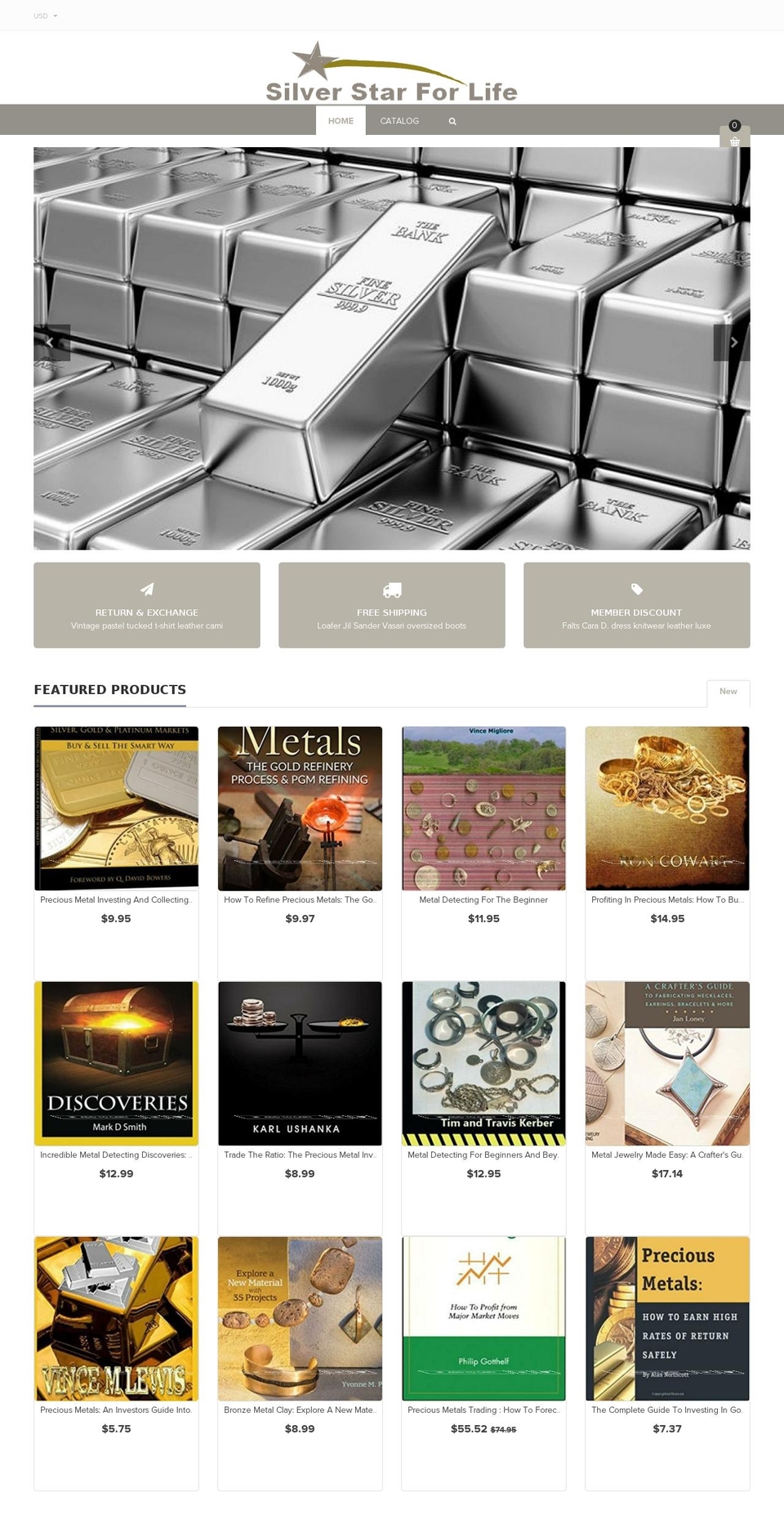 metalcim.com — Shopify storefront screenshot