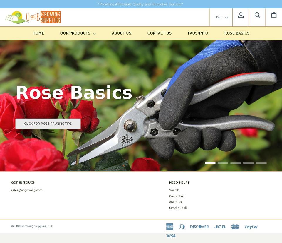 metallotools.us shopify website screenshot