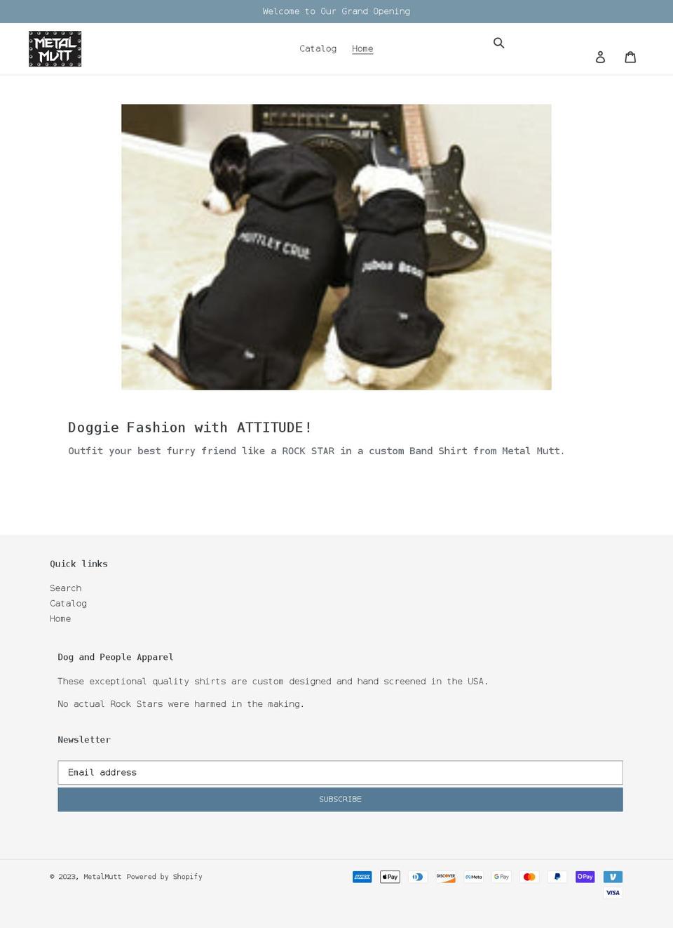 metalmutt.com shopify website screenshot