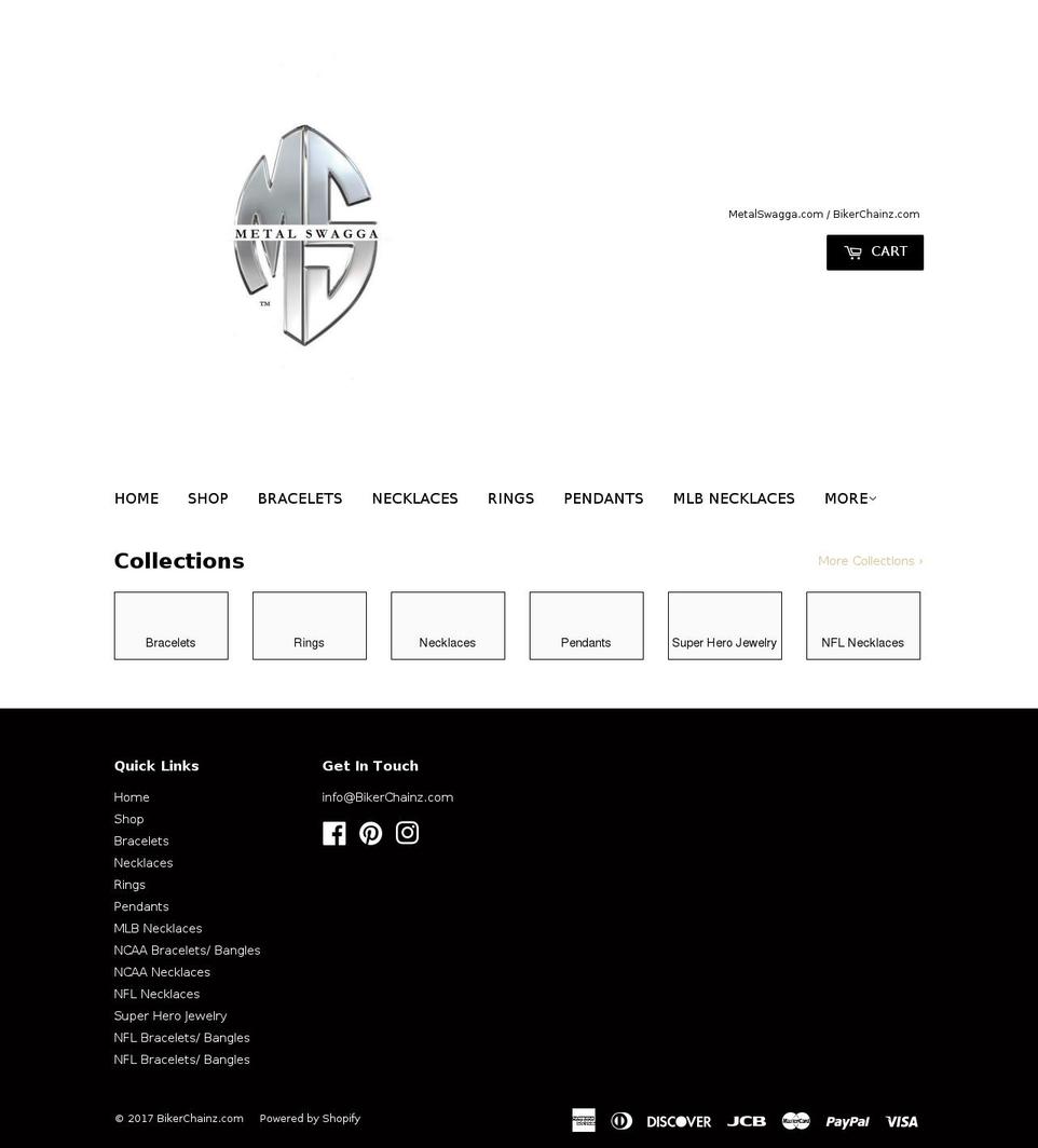 metalswagga.com shopify website screenshot