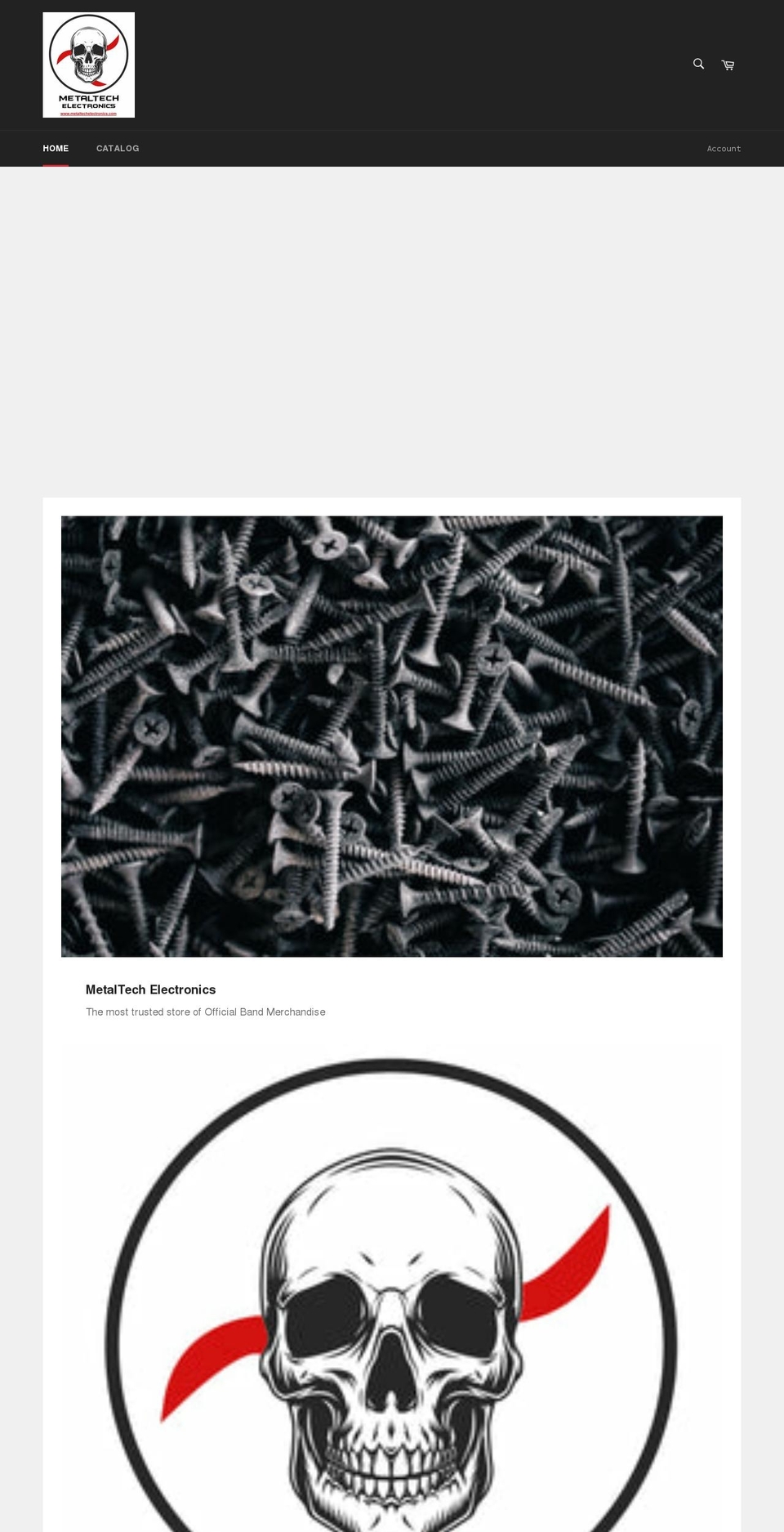 metaltechelectronics.com shopify website screenshot