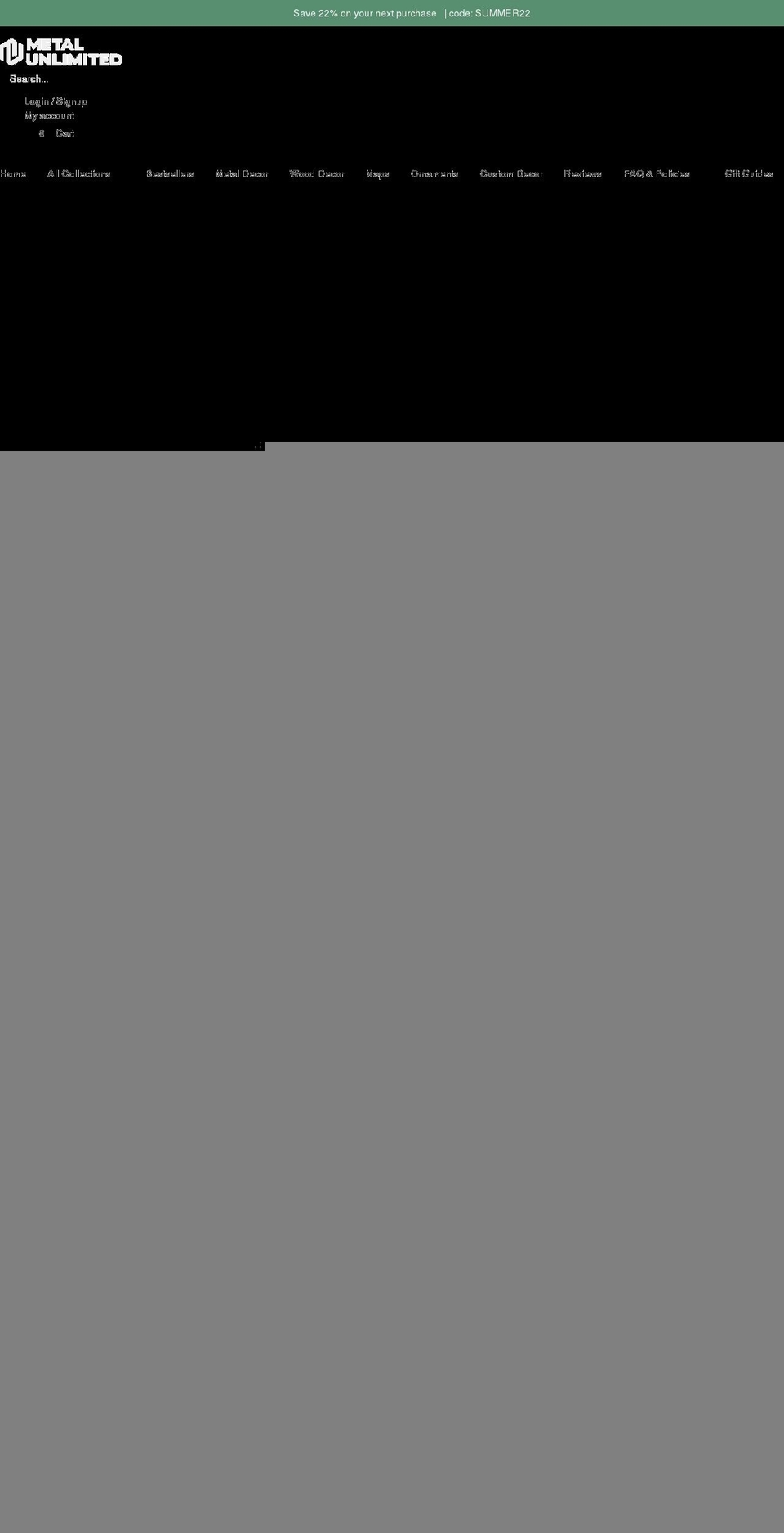 metalunlimited.net shopify website screenshot
