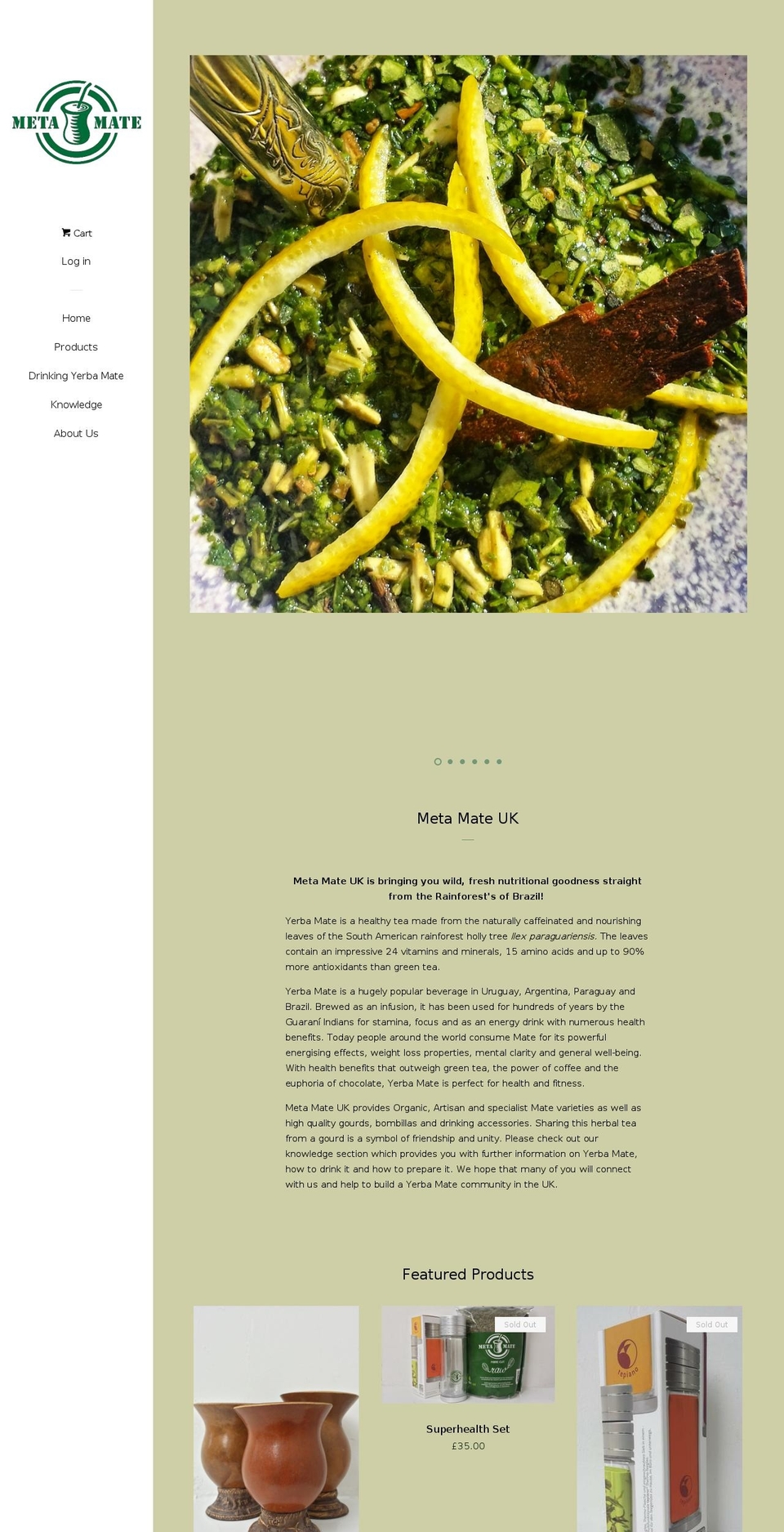 metamateuk.com shopify website screenshot