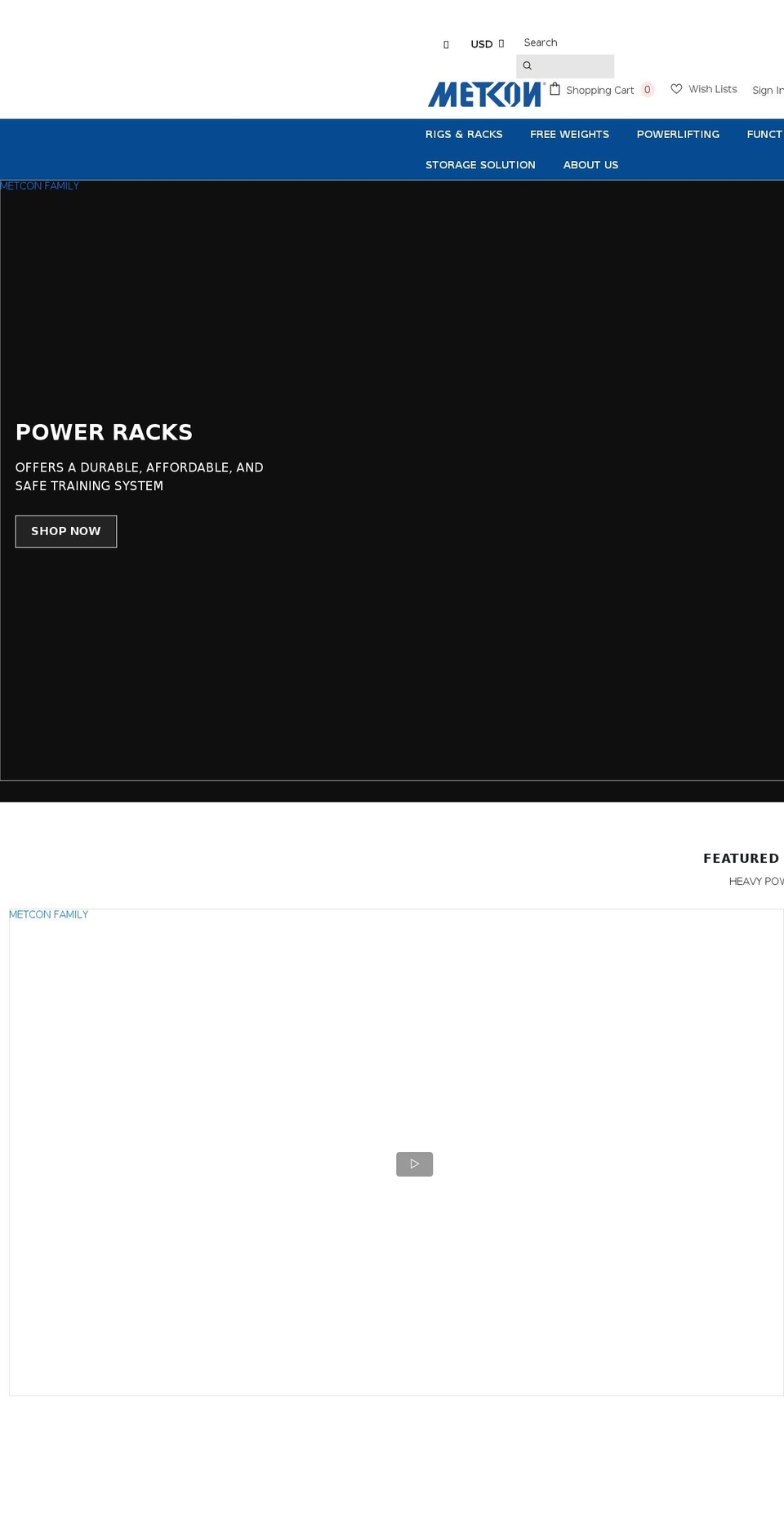 metcongroup.com shopify website screenshot