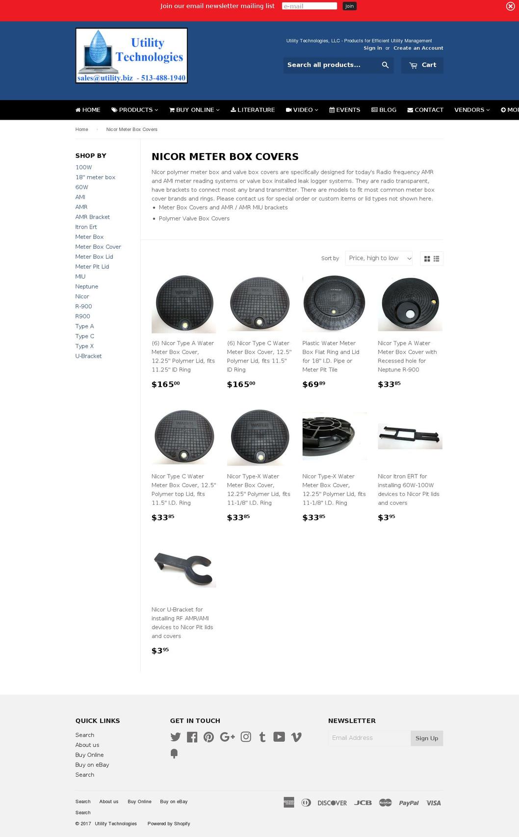 meterboxlids.com shopify website screenshot