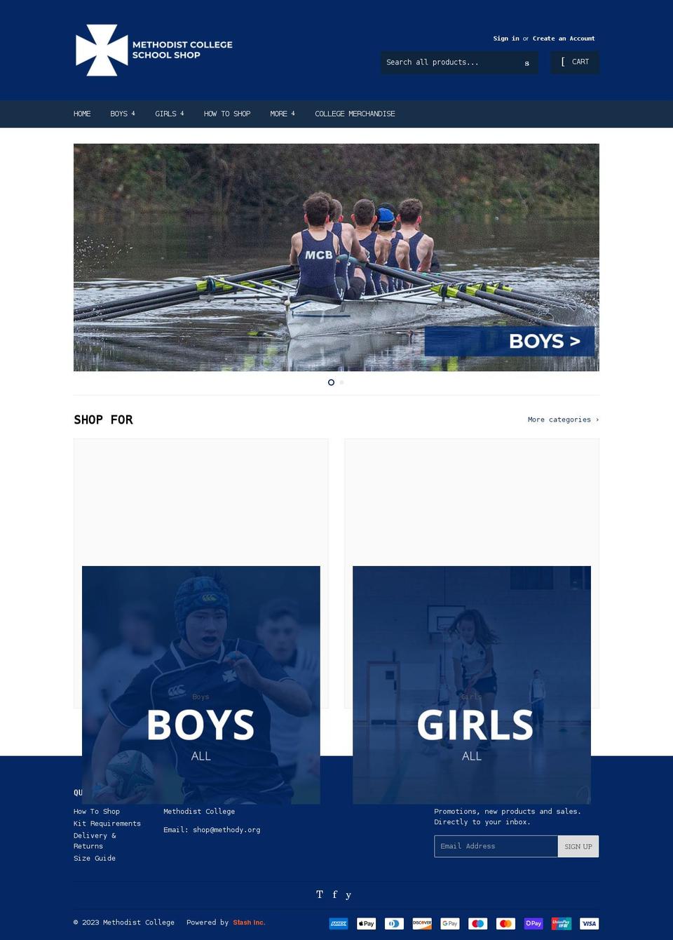 methodyshop.org shopify website screenshot