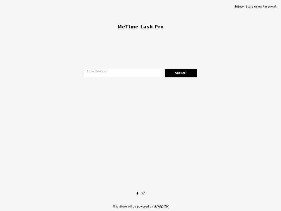 metimelashpro.com — Shopify storefront screenshot