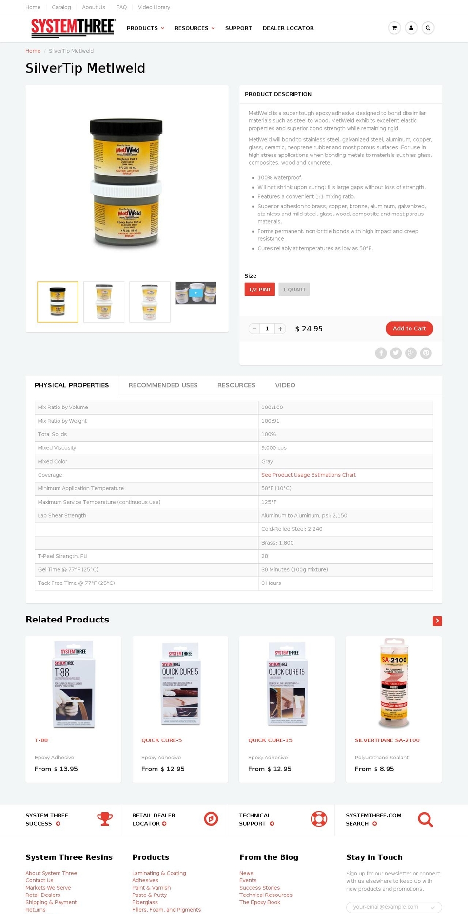metlweld.com — Shopify storefront screenshot