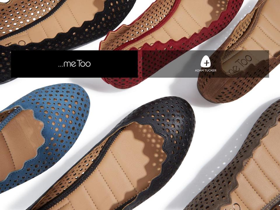 metooshoes.com shopify website screenshot
