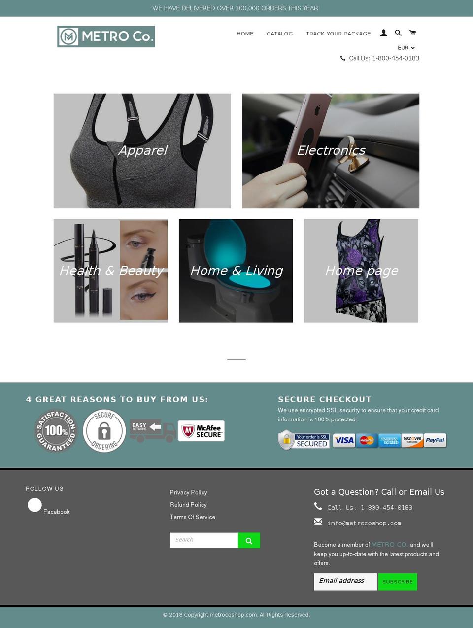 TheMMThemeAutoInstall Shopify theme site example metrocoshop.com