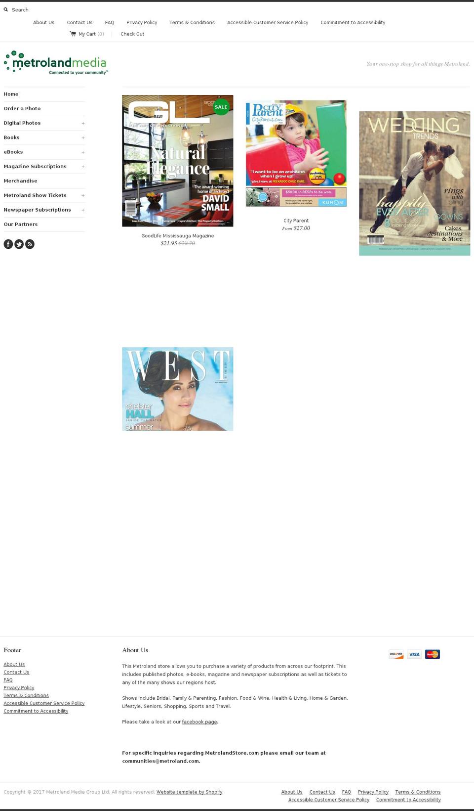 Copy of Simple Shopify theme site example metrolandstore.ca