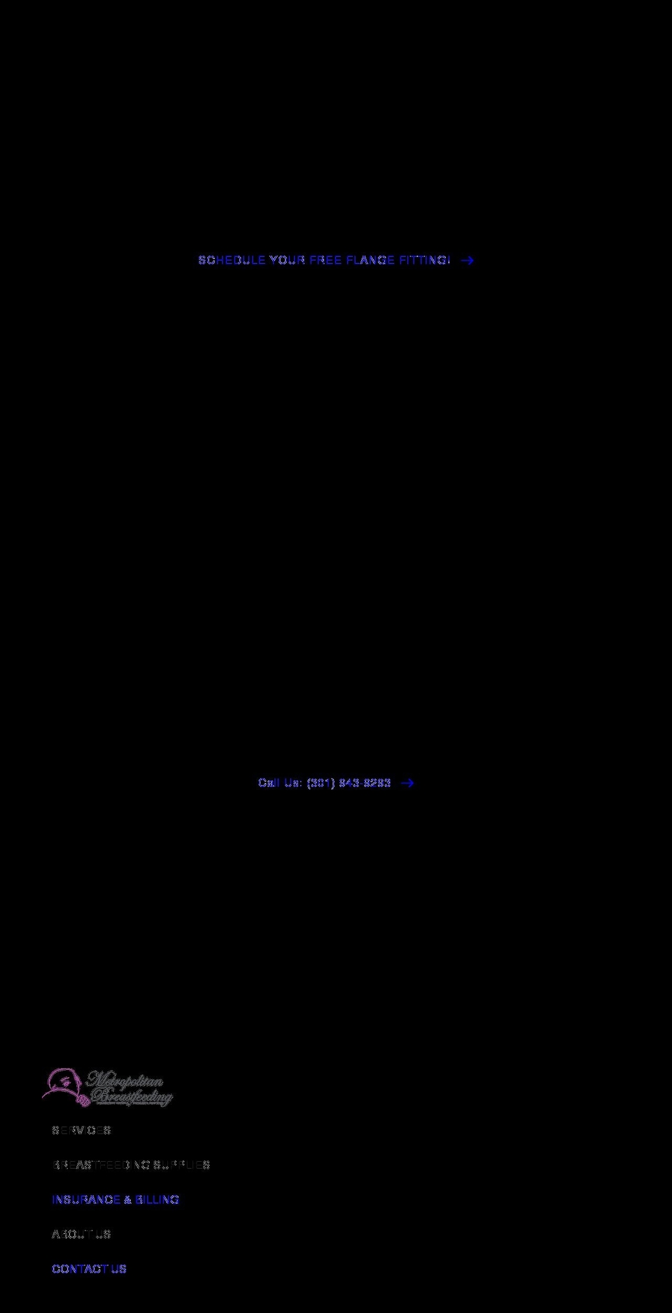 metropolitanbreastfeeding.com shopify website screenshot